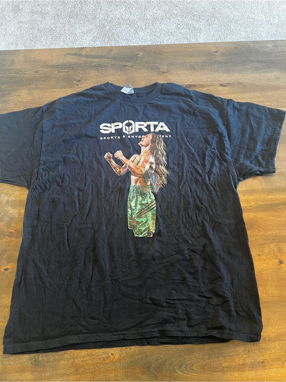 SPARTA Sports Entertainment Fighter Graphic T-Shirt Men’s XL